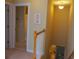 Hallway with view of the staircase, bathroom and an open view of the upper level at 1757 Wayah Dr, Charleston, SC 29414