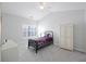 Bright bedroom with vaulted ceiling, ceiling fan and a neutral color palette at 1984 Folly Rd # A307, Charleston, SC 29412