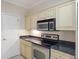 Well-equipped kitchen featuring stainless steel appliances and attractive countertops at 1984 Folly Rd # A307, Charleston, SC 29412