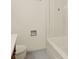 Bathroom featuring a combination bathtub shower, toilet and vanity with a white sink at 204 Knightsbridge, Charleston, SC 29418