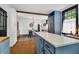 The kitchen flows into the dining room at 205 Tea Farm Rd, Summerville, SC 29483