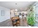 Bright, open kitchen featuring white cabinets, stainless steel appliances and a dining area at 224 Hayworth Rd, Summerville, SC 29486