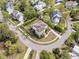 Beautiful home with lush landscaping in the yard and a convenient neighborhood street circling the property at 2269 Hartfords Bluff Cir, Mount Pleasant, SC 29466