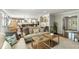 Open-concept living area connecting a cozy Gathering room to a gourmet kitchen at 2355 Andell Way, Seabrook Island, SC 29455