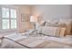 A cozy bedroom filled with natural light, highlighting the bed with decorative pillows at 24 Archdale St, Charleston, SC 29401