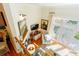 Sun-filled living room features French doors to private deck at 24 Archdale St, Charleston, SC 29401