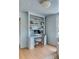 Charming home office featuring built in shelving and custom desk, a perfect workspace at 2802 Ion Ave, Sullivans Island, SC 29482