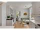 Bright kitchen with views to the breakfast nook, offering ample counter space, and natural light at 2802 Ion Ave, Sullivans Island, SC 29482