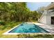 Backyard pool and patio area perfect for outdoor entertaining and relaxation, with plenty of privacy at 2802 Ion Ave, Sullivans Island, SC 29482