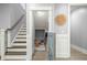 Finished under-stairs space provides a cozy nook for your furry friends to enjoy at 282 Great Lawn Dr, Summerville, SC 29486