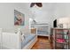 Cozy bedroom featuring a twin bed, bunk beds and a painting on the wall at 3 37Th Ave, Isle of Palms, SC 29451