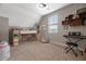 Charming bedroom with a loft bed, plush carpet, and playful décor accents at 308 Scholar Way, Summerville, SC 29486