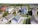 Charming neighborhood featuring colorful houses and well-maintained lawns and garages at 311 Amaryllis Ave, Summerville, SC 29483