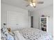 Comfortable bedroom features a ceiling fan and ample storage space at 3130 Sturbridge Rd, Mount Pleasant, SC 29466