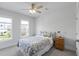 Cozy bedroom featuring a ceiling fan, and a large window with natural light at 3130 Sturbridge Rd, Mount Pleasant, SC 29466