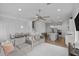 Inviting living room that flows into the kitchen and dining areas at 3130 Sturbridge Rd, Mount Pleasant, SC 29466