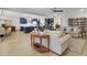 Open-concept living space with a cozy living room, modern kitchen, and stylish furnishings at 3154 Hugh Bennett Dr, Johns Island, SC 29455