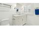 Bright bathroom with marble countertop, vanity, and stylish fixtures providing a clean and fresh look at 32 Church St, Charleston, SC 29401