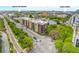 Stunning aerial view of the condo building located between South of Broad and King Street at 33 Calhoun St # 123, Charleston, SC 29401