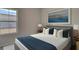 Cozy bedroom showcasing a comfortable bed with decorative pillows and a view of the outdoors at 331 Pine Crest View, Summerville, SC 29486