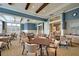 Inviting meeting room with tables, chairs, and large windows providing ample natural light at 440 Four Seasons Blvd, Summerville, SC 29486