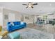 Bright and airy open-concept living room and dining area with modern decor and hardwood floors at 4429 Avery Ave, North Charleston, SC 29405