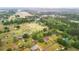 Aerial view of a residential area featuring homes with large yards and mature trees at 449 Mary Lou Ln, Moncks Corner, SC 29461
