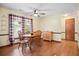 Charming dining area with hardwood floors and natural light creates a warm ambiance at 449 Mary Lou Ln, Moncks Corner, SC 29461