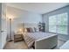 Cozy bedroom featuring a comfortable bed, soft lighting, and a window offering natural light at 45 Sycamore Ave # 1532, Charleston, SC 29407