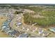 Aerial view of a one-story home, located near a wooded area at 534 Four Seasons Blvd, Summerville, SC 29486