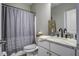 Bathroom featuring granite countertop and tiled floors at 5911 Steward St # 24, Hanahan, SC 29410