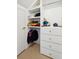 Cozy closet with custom shelving and drawers, offering an efficient storage solution at 679 Clearview Dr, Charleston, SC 29412