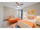 Colorful bedroom with two beds, bright decor, and a cozy rug, perfect for or guests at 7477 Painted Bunting Way, Hanahan, SC 29410