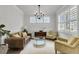 Stylish living room featuring modern furniture, neutral walls, and ample natural light at 81 Crossandra Ave, Summerville, SC 29483