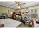 Bright office space with a desk, lots of storage, and natural light at 102 Amberside Dr, Goose Creek, SC 29445