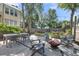 Backyard features a patio, fire pit, lawn and garden at 103 Fishburne St, Charleston, SC 29403