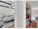 Bedroom view from closet featuring a hardwood floor and white walls at 103 Fishburne St, Charleston, SC 29403