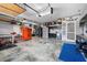 Spacious garage with overhead storage, ample workspace, and an array of organization solutions at 110 Ricewood Ln, Moncks Corner, SC 29461