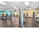 Modern gym area with various weight machines and cardio equipment for residents to use at 110 Ricewood Ln, Moncks Corner, SC 29461
