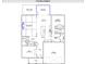 First floor plan featuring open kitchen, Gathering room, office, and garage at 1100 Saltwater Cir, Johns Island, SC 29455