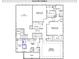 Second floor plan featuring bedrooms, loft, laundry, and bathrooms at 1100 Saltwater Cir, Johns Island, SC 29455