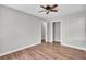 Bedroom with wood floors and an open closet at 113 Dove Ln, Summerville, SC 29485