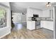 Open kitchen with stainless steel appliances, a breakfast nook, and an open view to the living room at 113 Dove Ln, Summerville, SC 29485