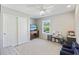 Cozy bedroom with ceiling fan, large closet, and lots of play space at 1166 Turkey Trot Dr, Johns Island, SC 29455