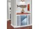Charming, built-in bar area offering a convenient mini fridge and stylish decor at 1300 Park West Blvd # 215, Mount Pleasant, SC 29466