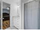 This bathroom features a sink, toilet, shower, and white cabinets at 137 Cotillion Cres, Summerville, SC 29483