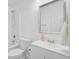 This bathroom features a sink, mirror, toilet, shower, and white cabinets at 137 Cotillion Cres, Summerville, SC 29483