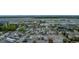 Stunning aerial view of a marina and parking lot with boats and waterfront amenities at 14 Lockwood Dr # 9K, Charleston, SC 29401
