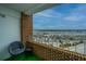 Balcony featuring a chair with beautiful views of the marina and waterfront at 14 Lockwood Dr # 9K, Charleston, SC 29401