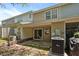 Back of home featuring covered patio, sliding glass doors, and AC unit at 145 Taylor Cir, Goose Creek, SC 29445